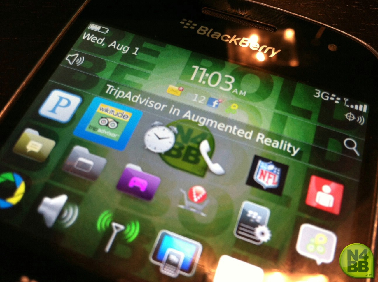 TripAdvisor Realidad Aumentada para Blackberry 7