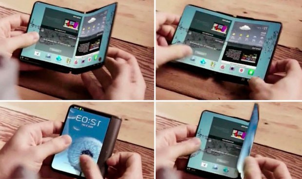 Smartphone plegable de Samsung se lanzaría en 2016